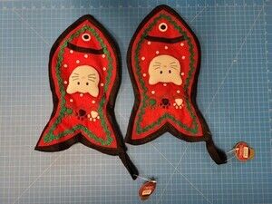 Linens n Things 14" Pet Stocking Cat Face Holiday Christmas Decoration Decor